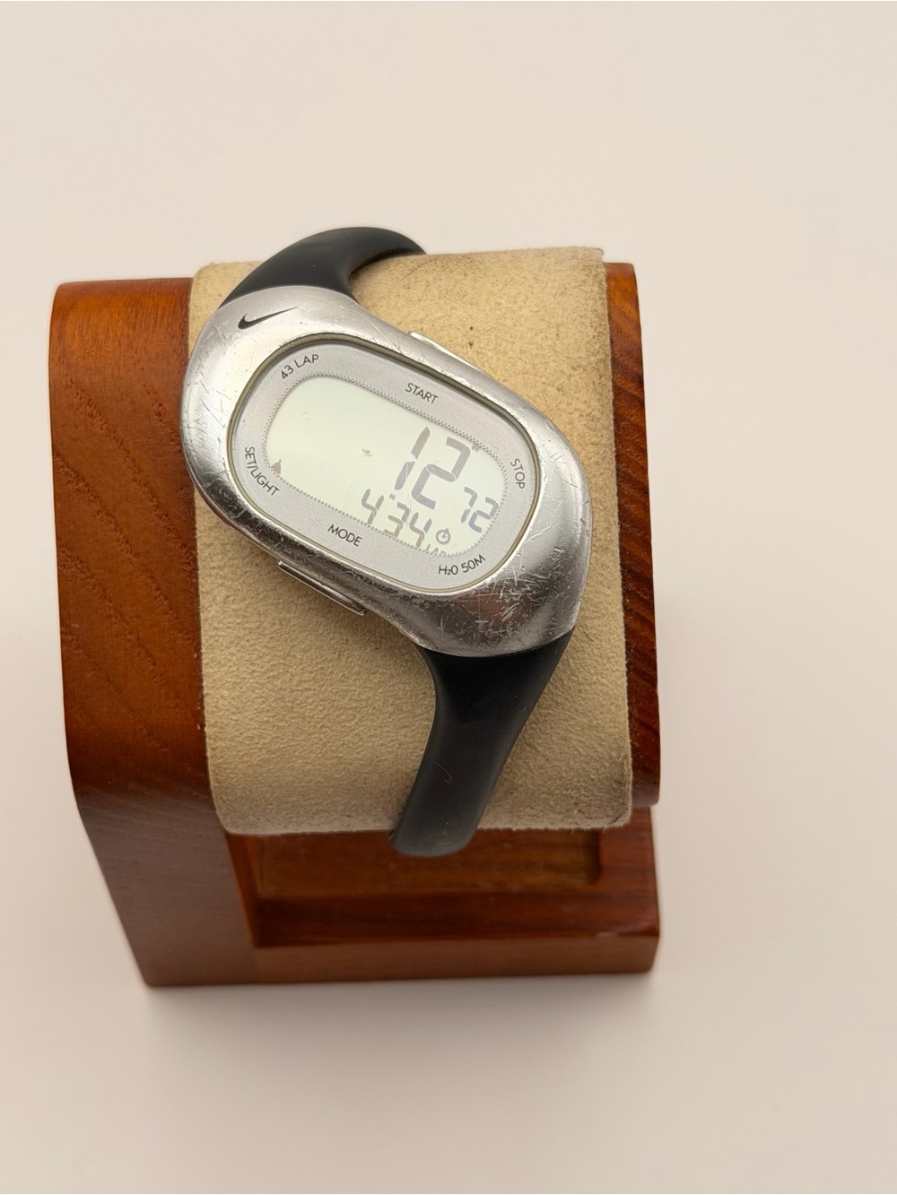 Vintage Nike Triax Mia Women WR0104 43 Lap Silicone Quartz Digital‎ Watch
